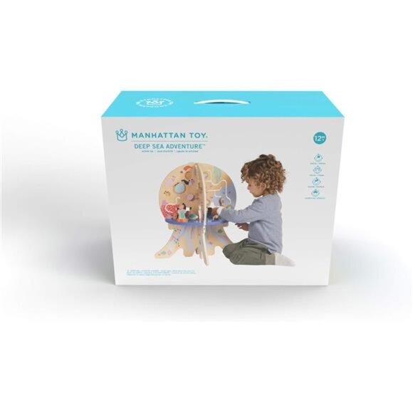 Manhattan Toy Deep Sea Adventure Wooden Toddler Activity Center - Picture 6 of 7